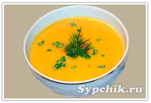 Рецепт приготовления супа из тыквы с фото