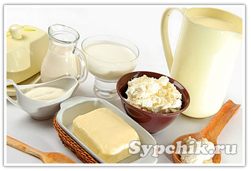 Блюда из молочных продуктов с фото