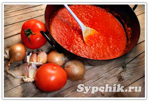 Рецепт томатного соуса с фото